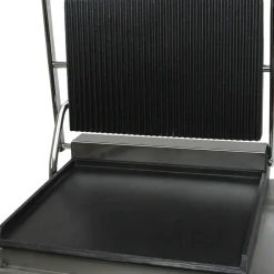 KuKoo Edelstahl Panini Grill 1/2 glatt-1/2 gerillt