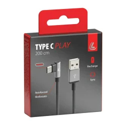 Lampa 2 Meter USB > USB C Kabel - 90 Grad