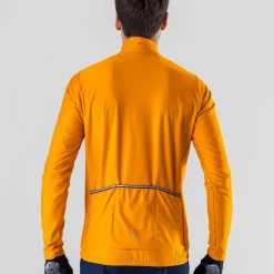 Langarm-Radtrikot für Herren Ambassador MID - Orange
