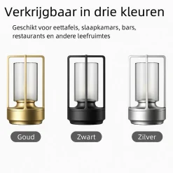 Lanta LED Tischlampe - Silber