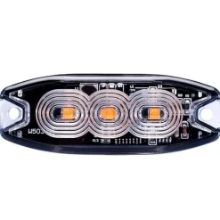 Led Flitser 3Leds Ece R65, Ece R10, Ip67 12/24V