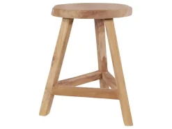 Lesli Living Ø 35 x 47 cm Teakholz-Hocker