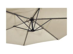 Lesli Living Gemini 300 cm hängender Sonnenschirm - Ecru