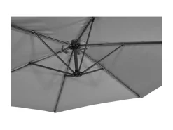 Lesli Living Gemini 300 cm Sonnenschirm - Grey