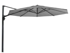 Lesli Living Virgo Up 350 cm Schirm mit Schwenkarm – Grau