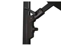 Lesli Living Virgo Up 350 cm Schirm mit Schwenkarm – Grau