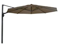 Lesli Living Virgo Up 350 cm Schirm mit Schwenkarm – Taupe