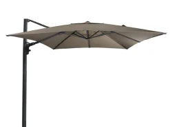 Lesli Living Virgo Up 300 x 300 cm Schirm mit Schwenkarm – Taupe