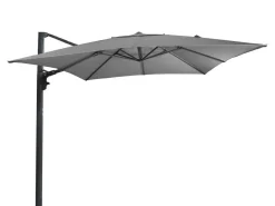 Lesli Living Virgo Up 300 x 300 cm Schirm mit Schwenkarm - Grey