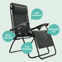 LifeGoods Comfort Relaxstuhl - Black