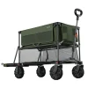 LifeGoods Doppel 400L bollerwagen - Green