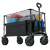 LifeGoods 230L bollerwagen - Black