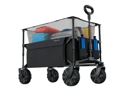LifeGoods 230L bollerwagen - Black