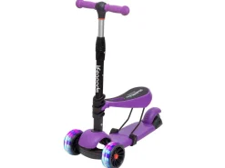LifeGoods MultiRider Kinderroller Mit Sitz - Purple