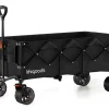 LifeGoods XXL 300L bollerwagen - Black