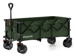LifeGoods XXL 300L bollerwagen - Green