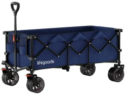 LifeGoods XXL 300L bollerwagen - Blue