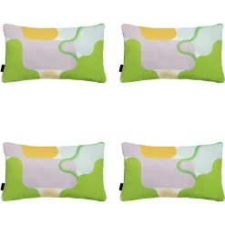 Lila Dekokissen Madison Grafi - 4er-Set