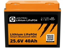 Liontron LiFePO4 40Ah 25,6V Lithium Akku