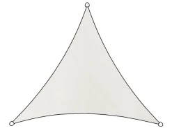 Livin Como Dreieck Polyester 5 Meter Schattentuch - White