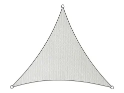 Livin Iseo Dreieck HDPE 5 meter Schattentuch - White