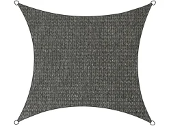Livin'outdoor Iseo HDPE 3,6 x 3,6 Meter Schattentuch - Grey