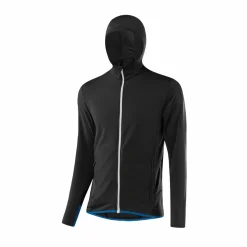 Loeffler Hoody Tech-Stretch schwarzes Herren Langarmshirt