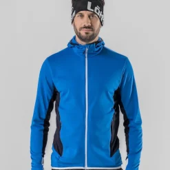 Loeffler Hoody Tech-Stretch schwarzes Herren Langarmshirt
