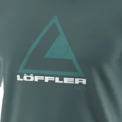 Loeffler Printshirt L50 Herren-T-Shirt - Green