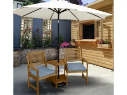 Loveseat Gartenbank mit Kissen
