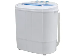 Lowander 5 kg Mini-Waschmaschine mit Wäscheschleuder