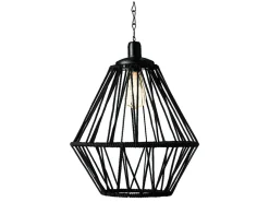 Lumineo Black Seil Solar-Hängelampe