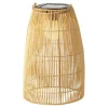 Lumineo Natural Rattan Steady Solar Laterne