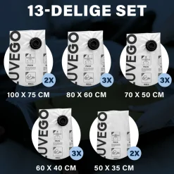 Luvego Vakuumbeutel 13 Stück Inklusive Handpumpe