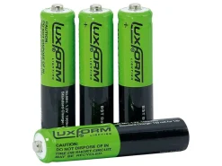 Luxform Satz mit 4 wiederaufladbaren AAA-Batterien