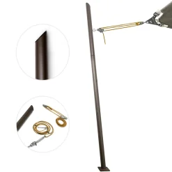 Maanta EZ Mast 80° Stahlmast - Dark Corten