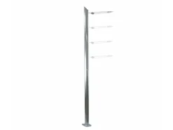 Maanta Ulisse 90° Bodenplatte Stahl Sonnensegelmast