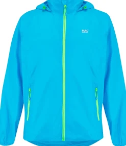 Mac in a Sac Neon Blue Regenjacke