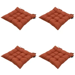 Madison - Sitzkissen Basic terra - Ca. 46x46 cm - 4er-Set