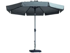 Madison Flores 300 cm Sonnenschirm - Light grey