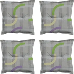 Madison Tess lila Sitzkissen - 4er-Set