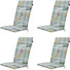 Madison Tess orange Gartenstuhlkissen - 4er-Set