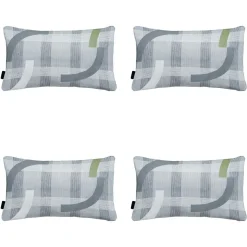 Madison Tess Salbeigrünes Dekokissen - 4er-Set