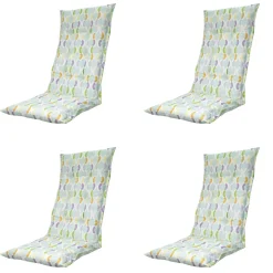 Madison Trivia mint Gartenstuhlkissen - 4er-Set