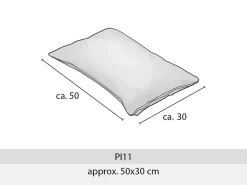 Madison Trivia Natural 50 x 30 Outdoor Dekokissen