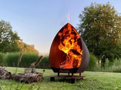 Magma Garten Kamin Corten
