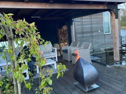 Magma rostfrei Garten Kamin mit funkenschutz