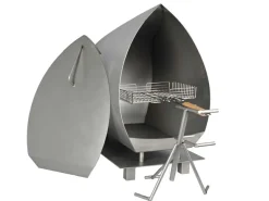 Magma rostfrei stahl Gartenkamin grill-set