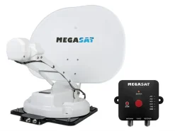 Megasat Caravanman 55 GPS Sat Antenne mit Auto Skew - White