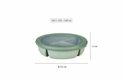 Mepal Cirqula Bento Bowl Runde Vorratsdosen - Light Blue